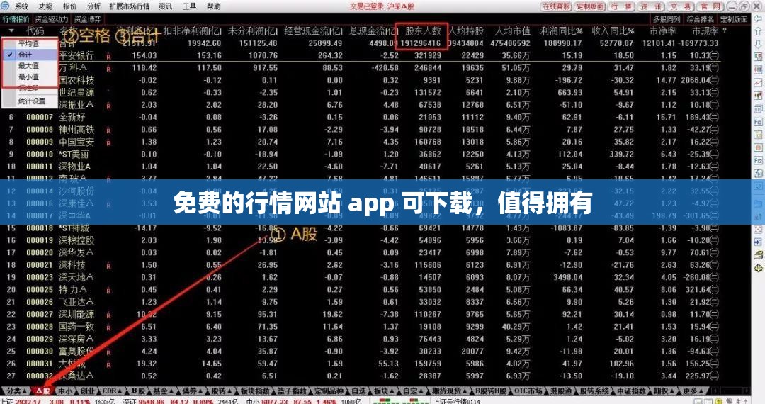 免费的行情网站 app 可下载，值得拥有