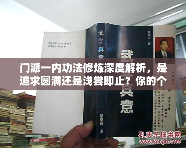 门派一内功法修炼深度解析，是追求圆满还是浅尝即止？你的个性化武侠修炼指南