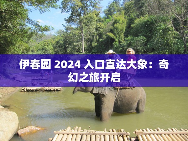 伊春园 2024 入口直达大象：奇幻之旅开启