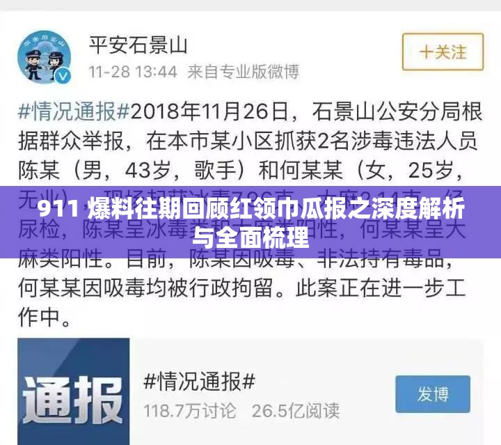 911 爆料往期回顾红领巾瓜报之深度解析与全面梳理