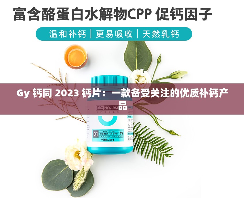 Gy 钙同 2023 钙片：一款备受关注的优质补钙产品