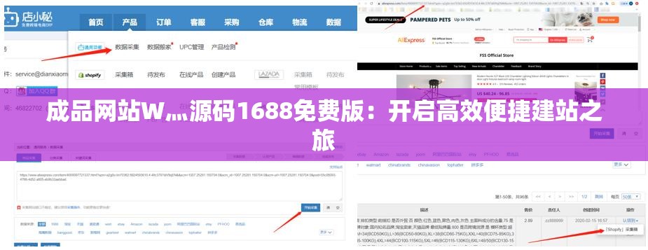 成品网站W灬源码1688免费版：开启高效便捷建站之旅