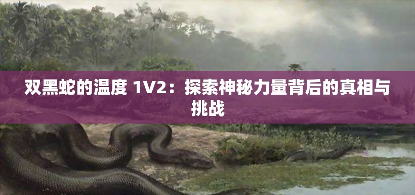 双黑蛇的温度 1V2：探索神秘力量背后的真相与挑战