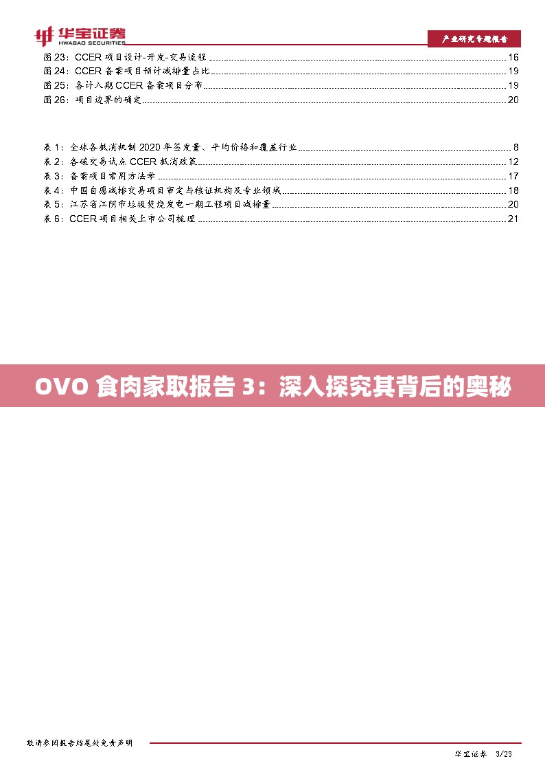 OVO 食肉家取报告 3：深入探究其背后的奥秘