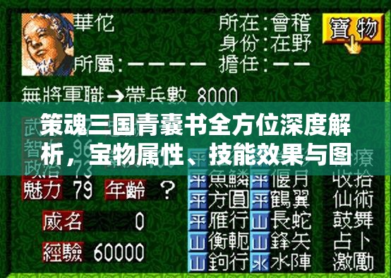 策魂三国青囊书全方位深度解析，宝物属性、技能效果与图鉴全览