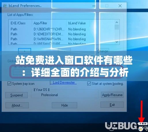 站免费进入窗口软件有哪些：详细全面的介绍与分析