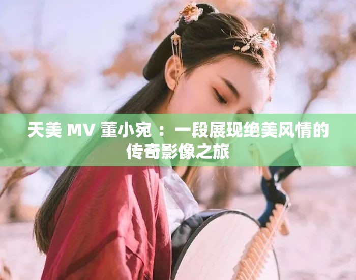 天美 MV 董小宛 ：一段展现绝美风情的传奇影像之旅