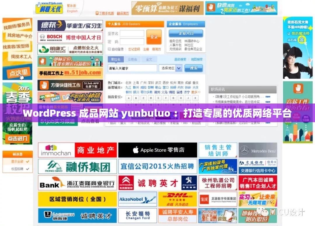 WordPress 成品网站 yunbuluo ：打造专属的优质网络平台