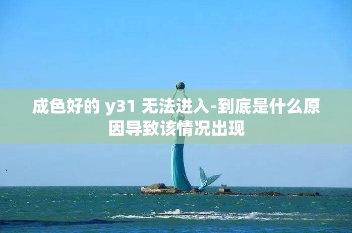 成色好的 y31 无法进入-到底是什么原因导致该情况出现