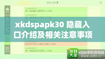 xkdspapk30 隐藏入口介绍及相关注意事项