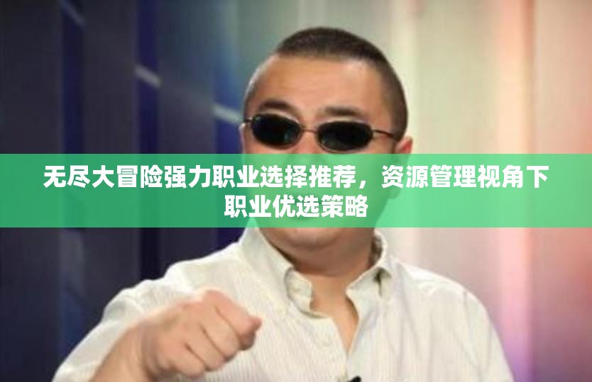 无尽大冒险强力职业选择推荐，资源管理视角下职业优选策略