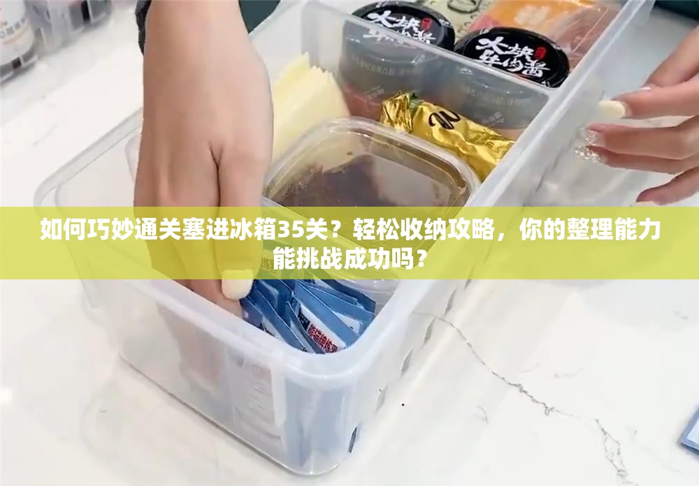 如何巧妙通关塞进冰箱35关？轻松收纳攻略，你的整理能力能挑战成功吗？