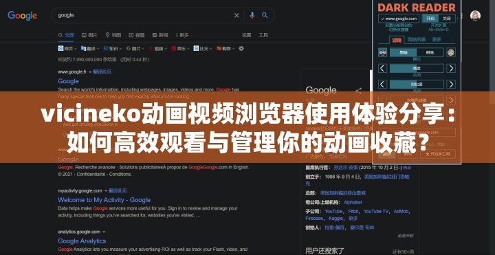 vicineko动画视频浏览器使用体验分享：如何高效观看与管理你的动画收藏？