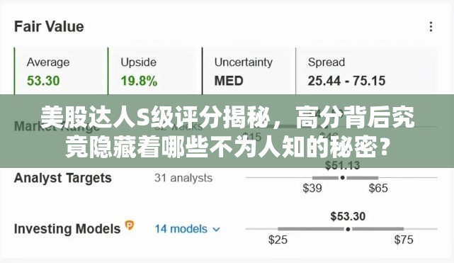 美股达人S级评分揭秘，高分背后究竟隐藏着哪些不为人知的秘密？