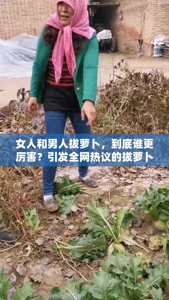 女人和男人拔萝卜，到底谁更厉害？引发全网热议的拔萝卜现象大揭秘