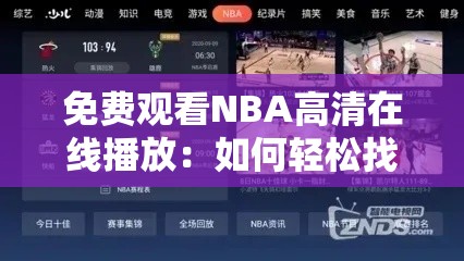 免费观看NBA高清在线播放：如何轻松找到最佳直播源并享受流畅比赛体验？