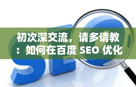 初次深交流，请多请教：如何在百度 SEO 优化中提升网站排名？