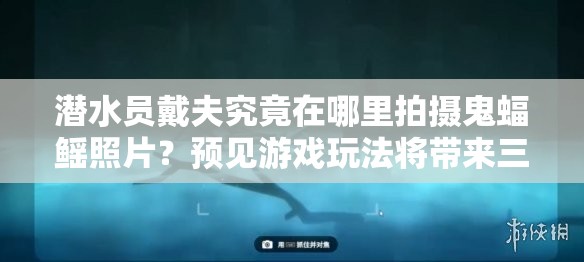 潜水员戴夫究竟在哪里拍摄鬼蝠鳐照片？预见游戏玩法将带来三大革命？