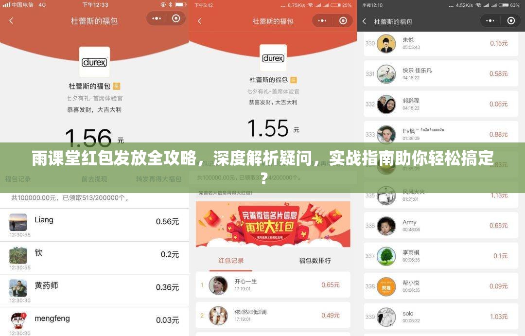雨课堂红包发放全攻略，深度解析疑问，实战指南助你轻松搞定？