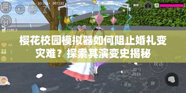 樱花校园模拟器如何阻止婚礼变灾难？探索其演变史揭秘